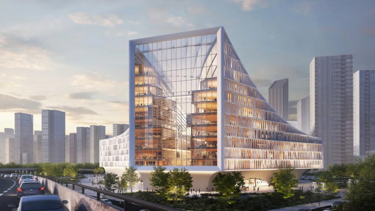 BIM建筑|武汉图书馆新馆：‘知识峡谷’方案中标 / MVRDV+浙大院
