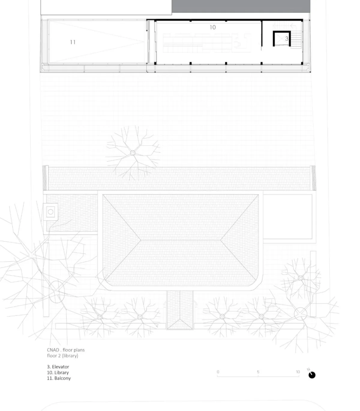 BIM建筑|桶盖表皮，CNAD 艺术工艺设计中心 / Ramos Castellano Arquitectos