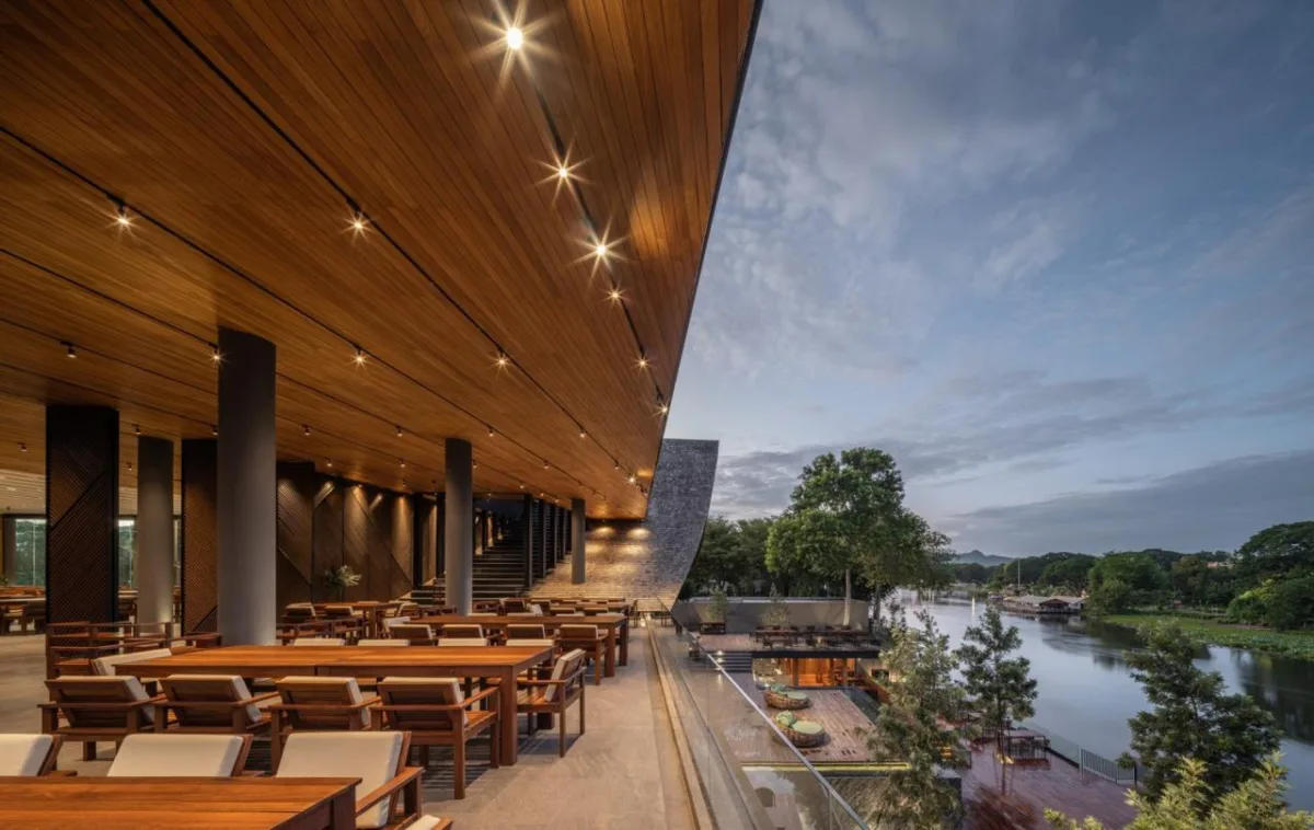 BIM建筑|超大规模泰式餐厅 Keereetara / IDIN Architects