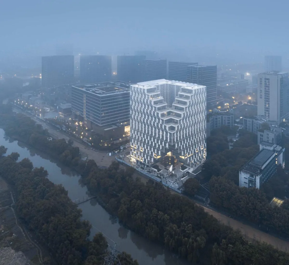 BIM建筑|杭州西溪深蓝 / GLA建筑设计