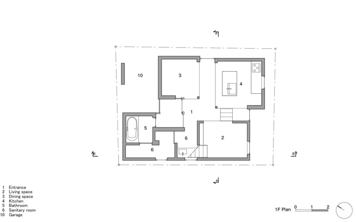 BIM建筑|邻里之间，Kohshien 住宅 / FujiwaraMuro Architects