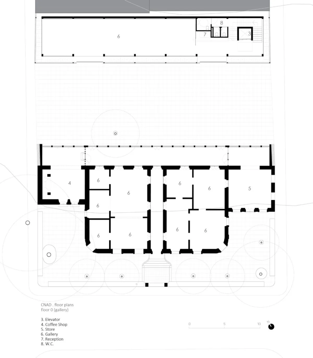 BIM建筑|桶盖表皮，CNAD 艺术工艺设计中心 / Ramos Castellano Arquitectos
