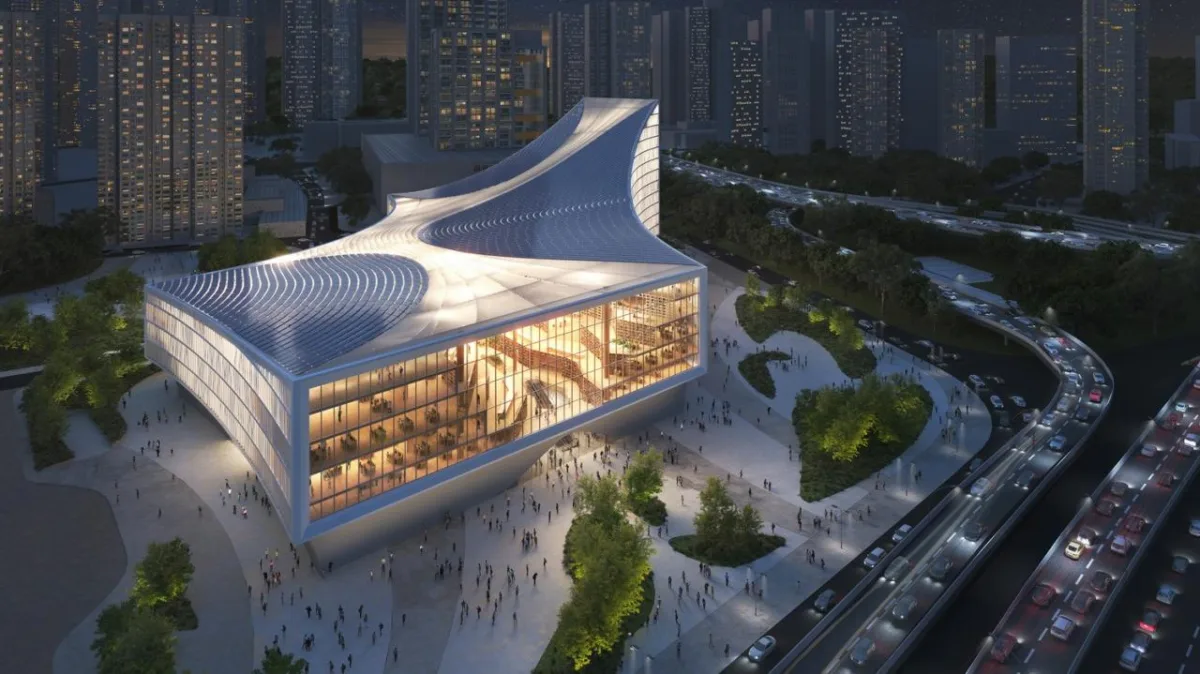BIM建筑|武汉图书馆新馆：‘知识峡谷’方案中标 / MVRDV+浙大院