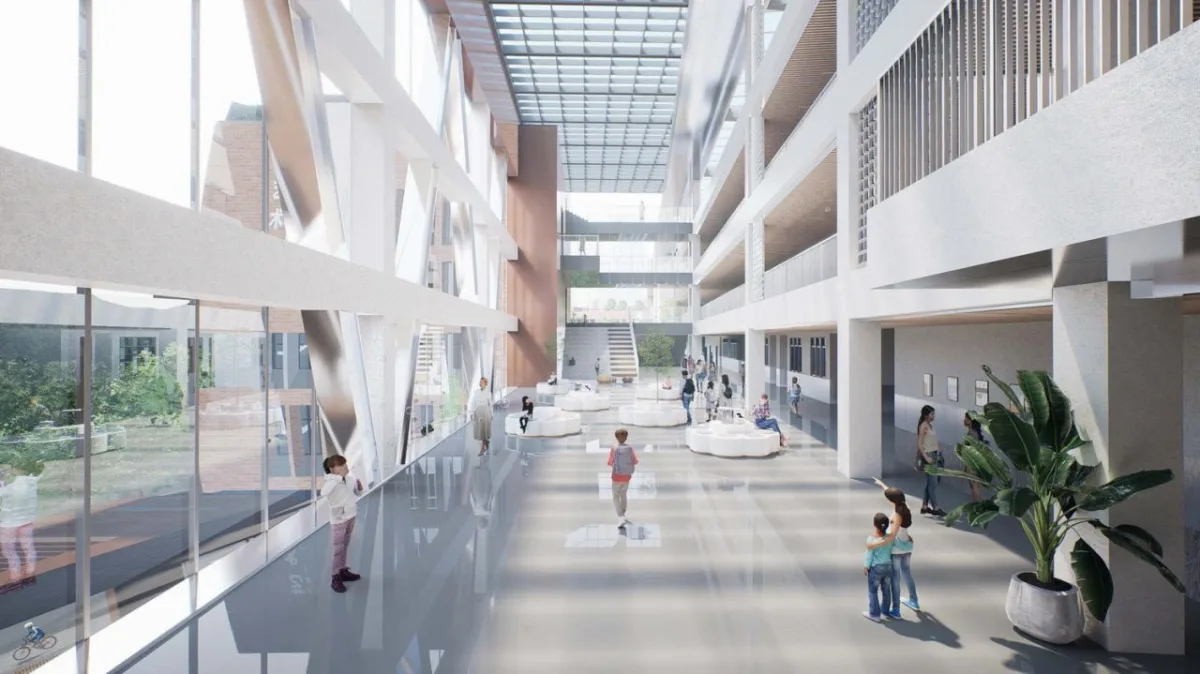 BIM建筑|深圳市黄龙坡九年一贯制学校 / 一境建筑设计