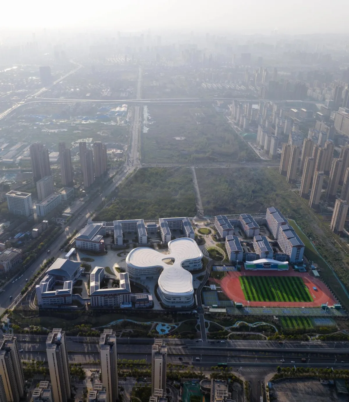BIM建筑|百廿相遇星辰瑶海——合肥一中东校区 / 浙江大学建筑设计研究院