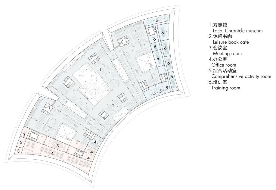 BIM建筑|中标候选方案：武汉图书馆新馆：叠书成阁·楚风江韵 / 维思平建筑设计