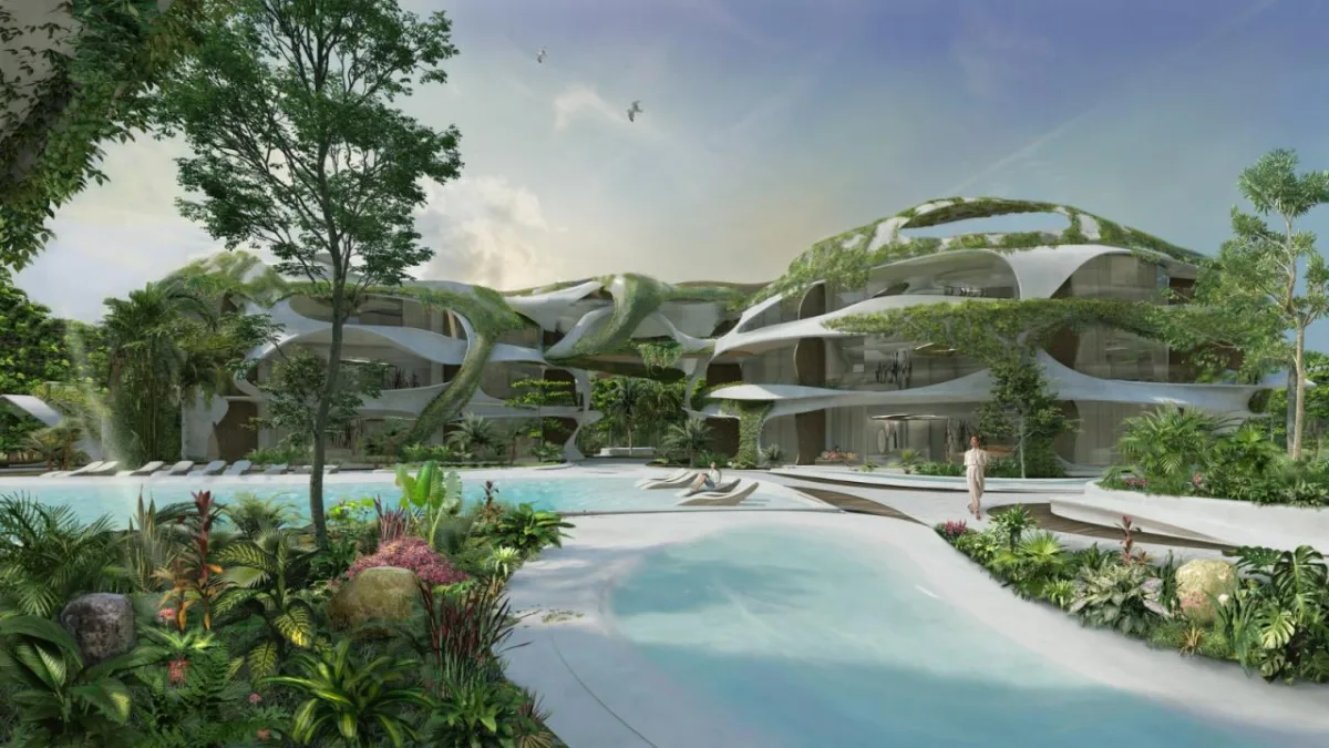 BIM建筑|“雕塑住宅”，首个图卢姆住宅项目 / AZULIK and Roth Architecture