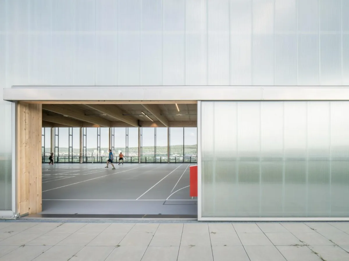 BIM建筑|空中健身，通快集团运动中心 / Barkow Leibinger