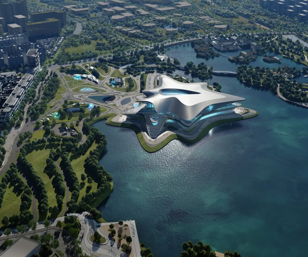 BIM建筑|成都科幻馆：2023世界科幻大会和雨果奖主会场 / 扎哈事务所