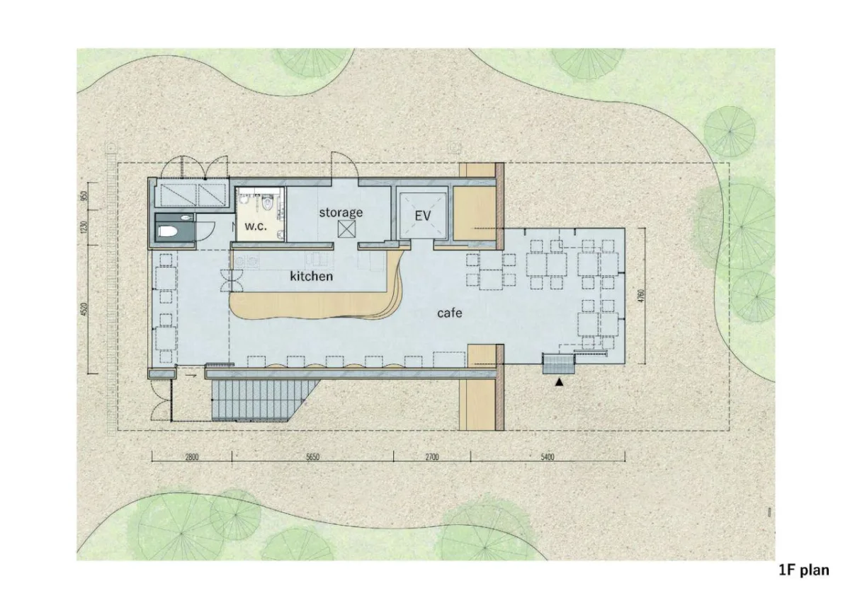 BIM建筑|鸟取市高滨咖啡厅 / 隈研吾建筑都市设计事务所