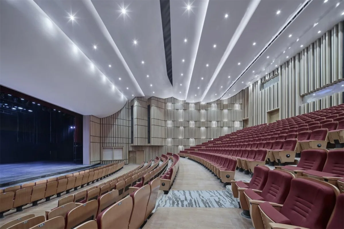 BIM建筑|肥东县大剧院文化馆 / 上海华都建筑规划设计有限公司