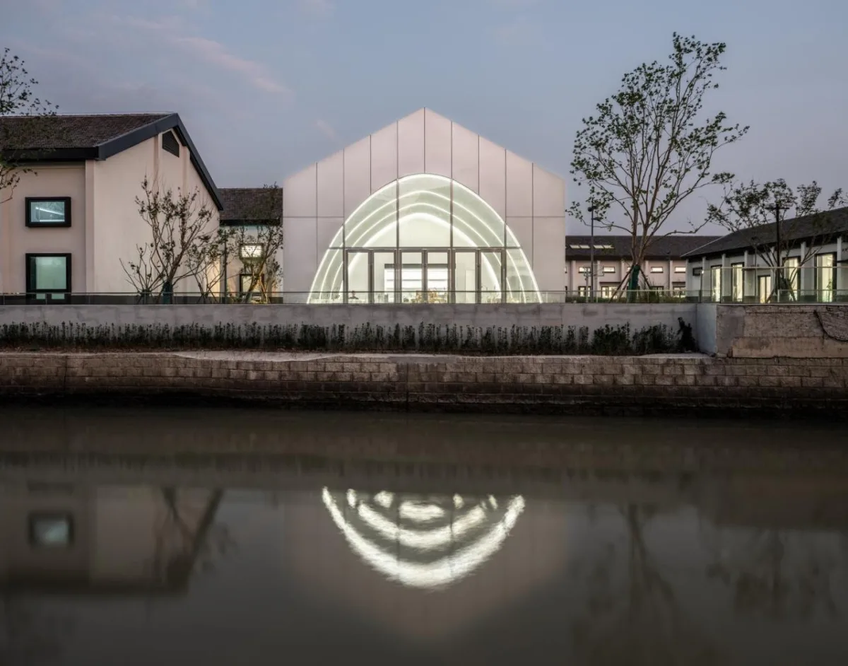 BIM建筑|长三角一体化示范区：丁栅水乡SOHO智慧粮仓 / line+建筑事务所、MLA+