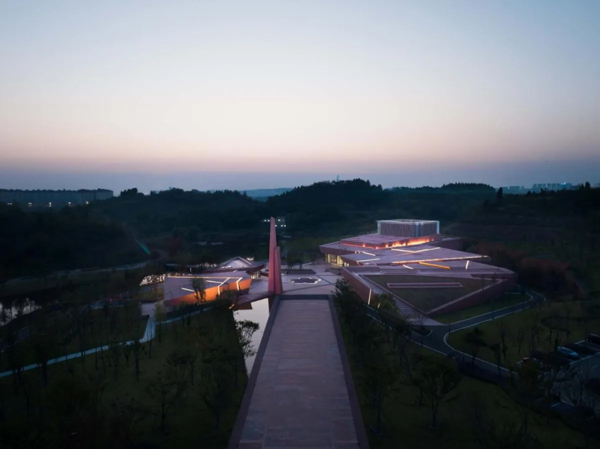 BIM建筑|江姐故里红色教育基地 / 四川省建筑设计研究院