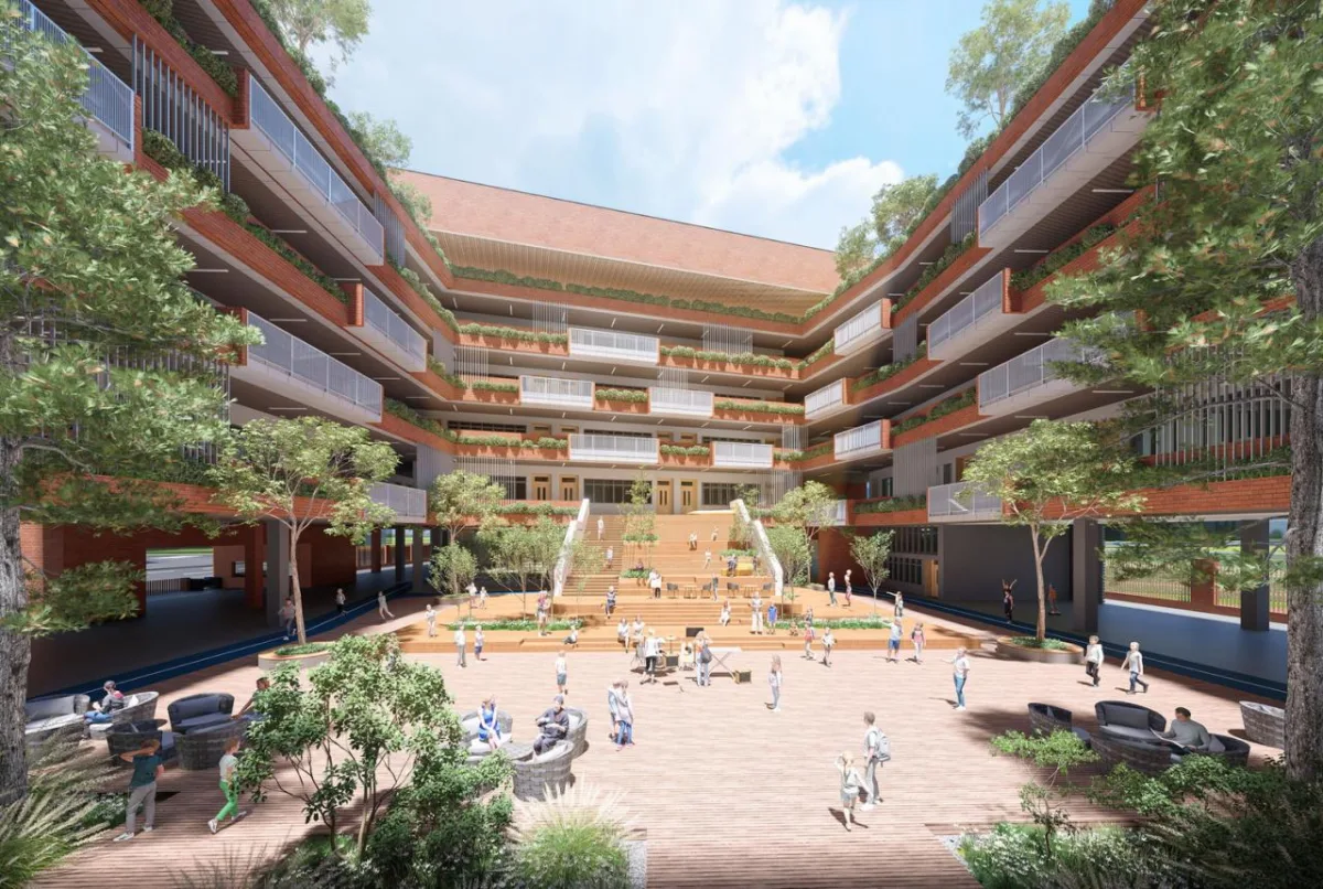 BIM建筑|深圳市黄龙坡九年一贯制学校 / 一境建筑设计