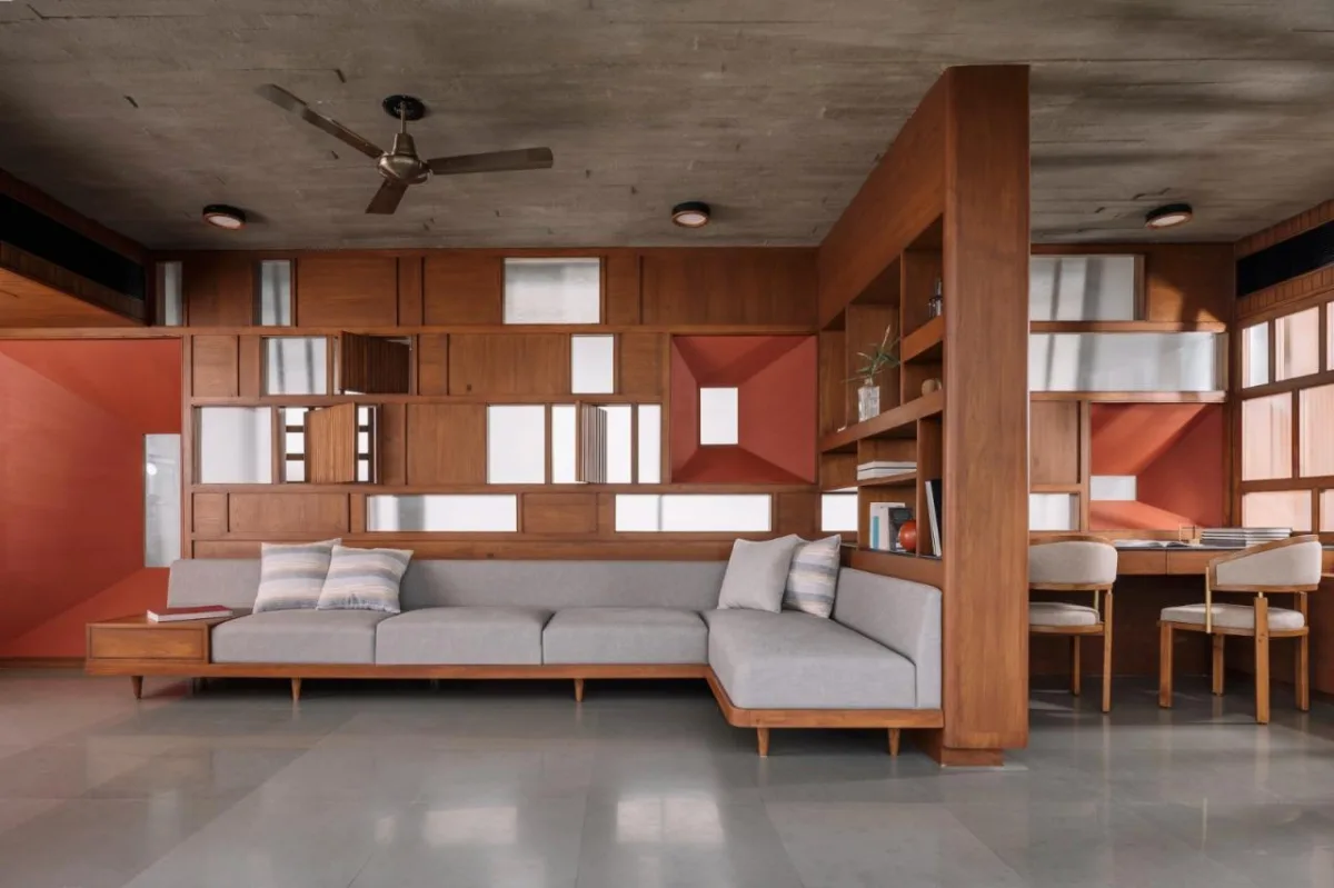 BIM建筑|围合之家 / Design Ni Dukaan