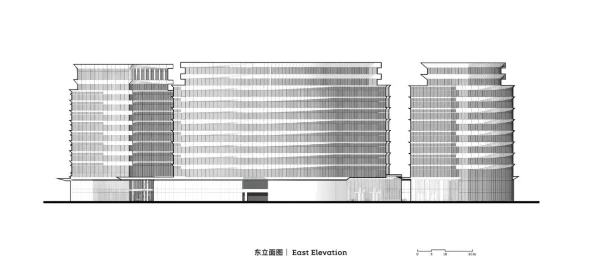 BIM建筑|顺势而为的扭转：杭州东站花园国际 / goa大象设计