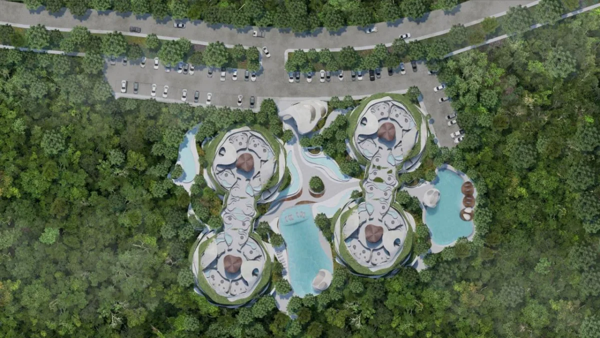 BIM建筑|“雕塑住宅”，首个图卢姆住宅项目 / AZULIK and Roth Architecture