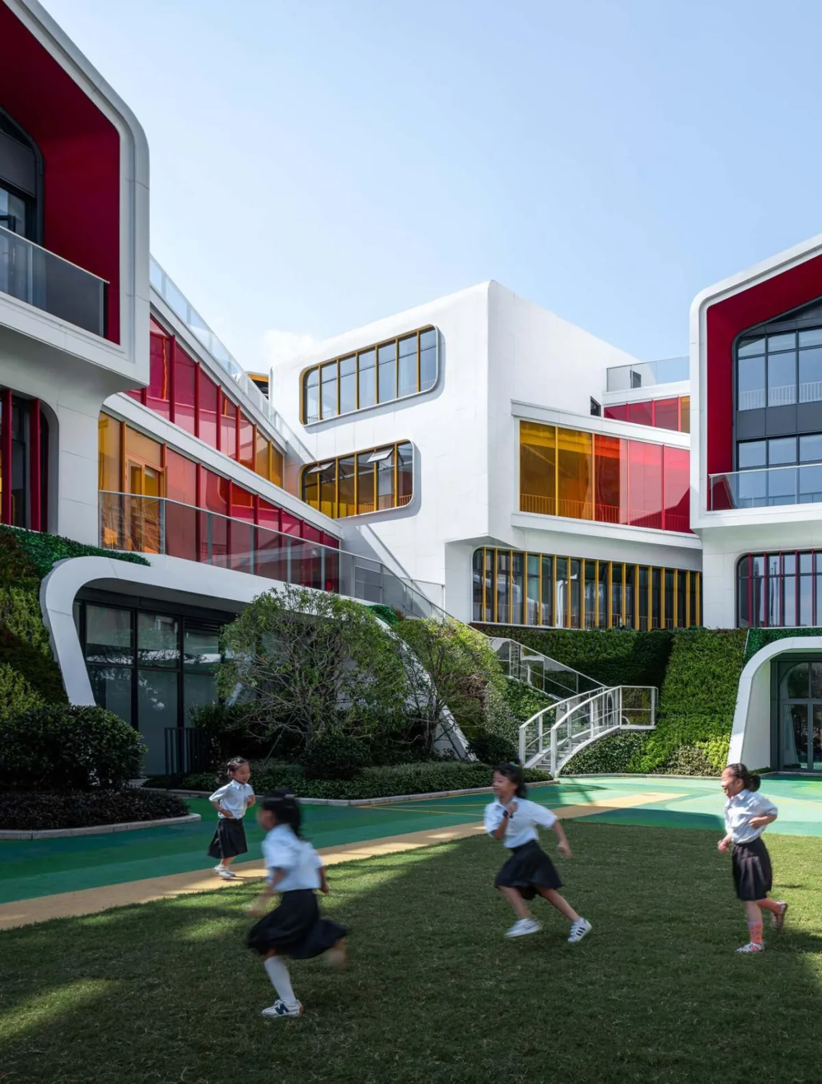 BIM建筑|金昌蒙德斐尔.幼儿园 / 零壹城市建筑事务所