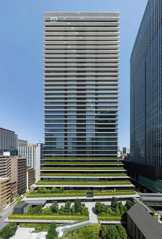 BIM建筑|英根霍芬在东京设计植物覆盖的摩天大楼