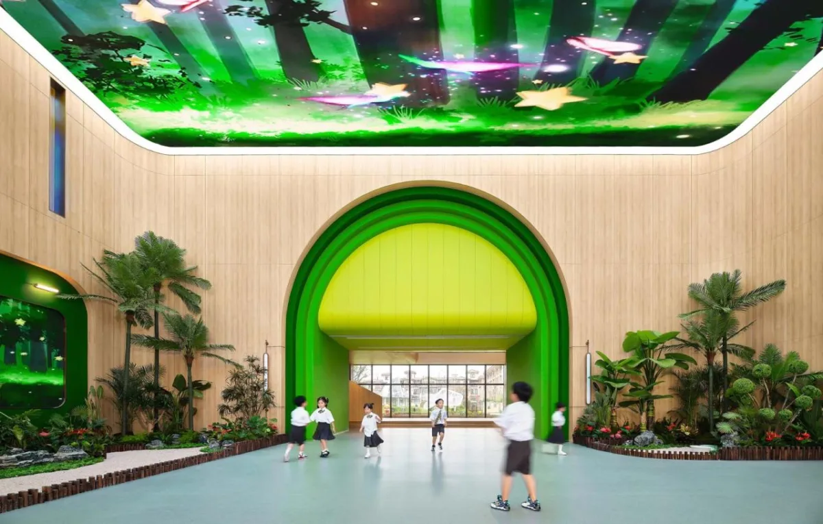 BIM建筑|金昌蒙德斐尔.幼儿园 / 零壹城市建筑事务所