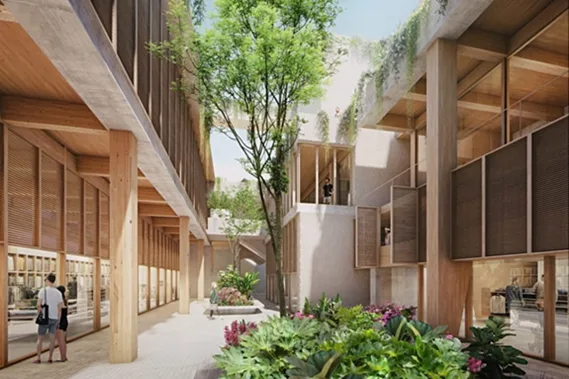 BIM建筑|赫尔佐格-德梅隆展示奥斯汀木建筑设计
