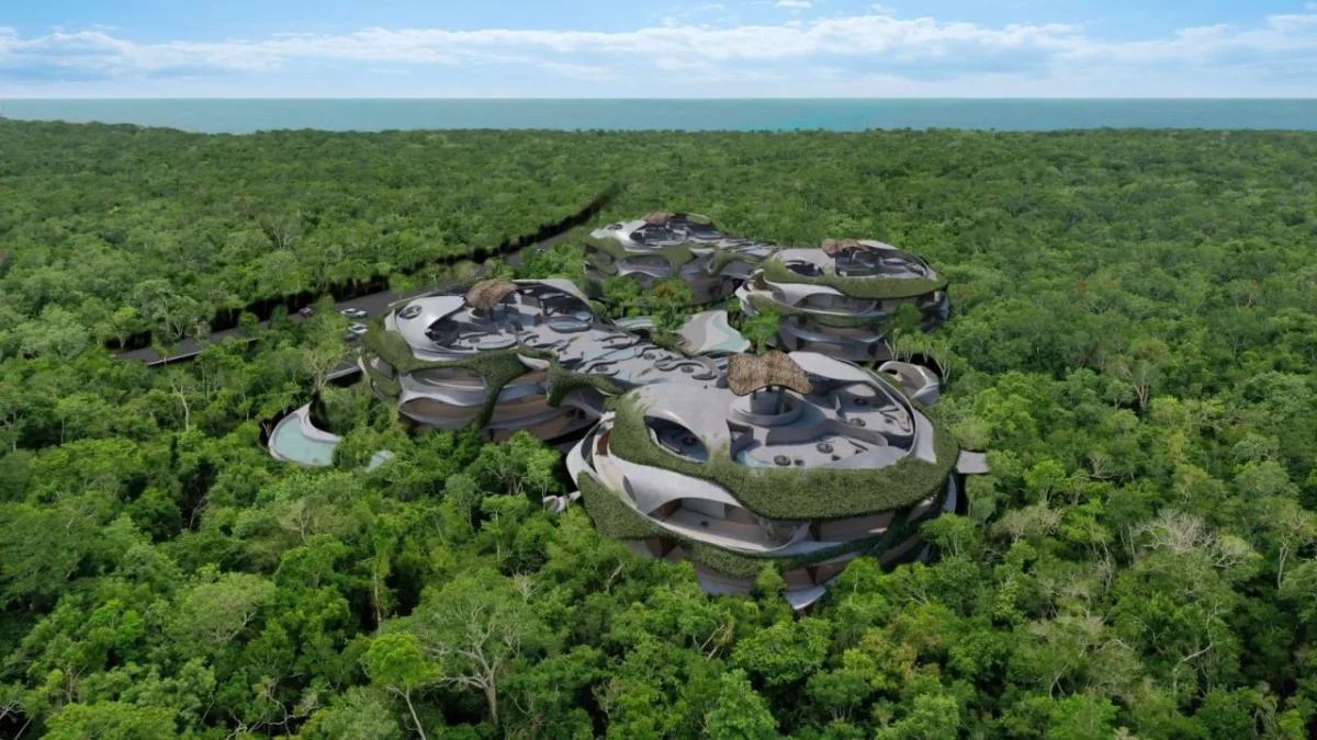 BIM建筑|“雕塑住宅”，首个图卢姆住宅项目 / AZULIK and Roth Architecture