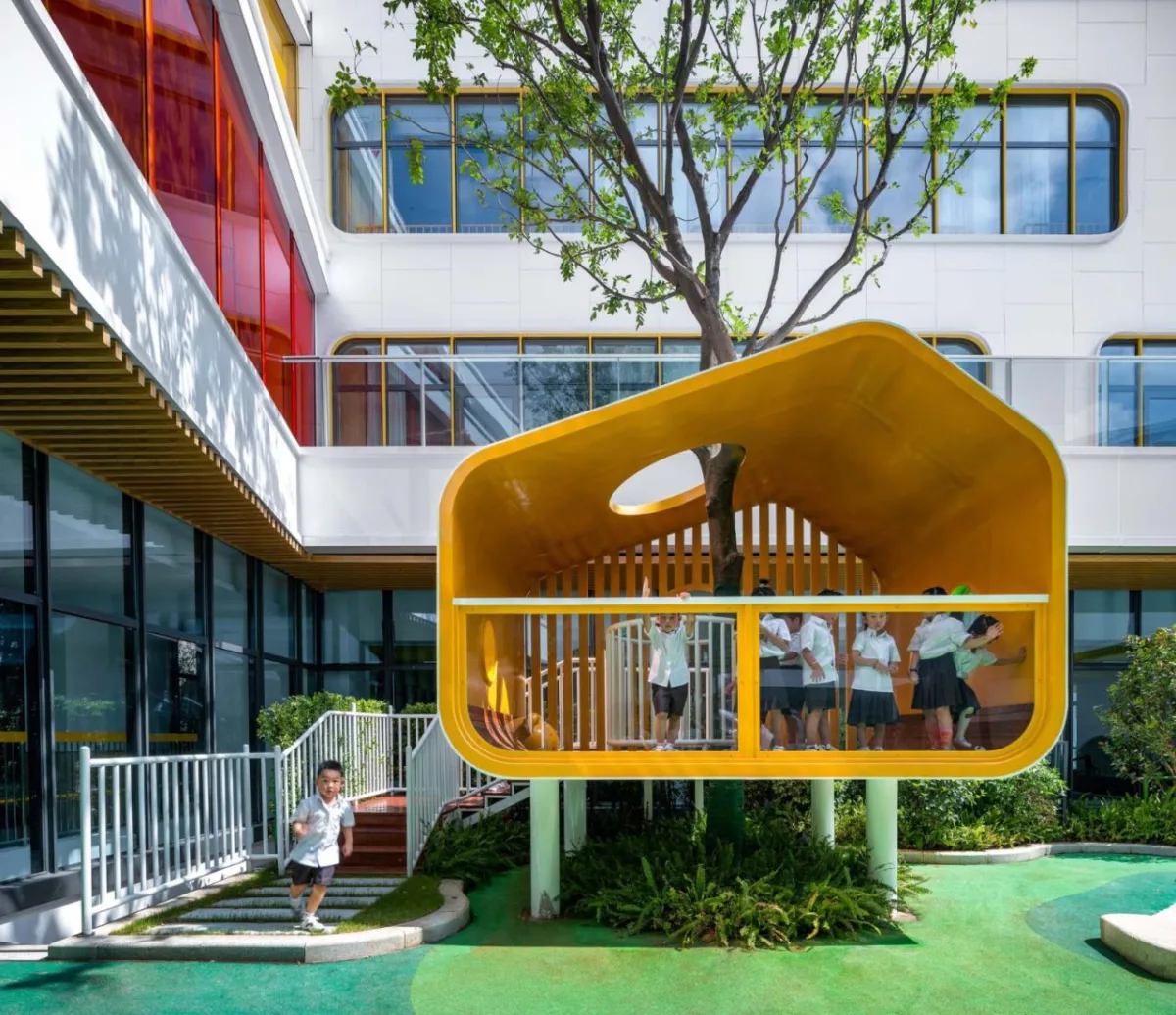 BIM建筑|金昌蒙德斐尔.幼儿园 / 零壹城市建筑事务所