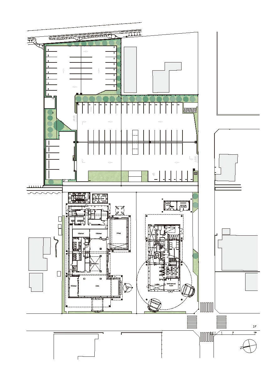 BIM建筑|甜点银行，走进‘巨人国’ / 日建设计