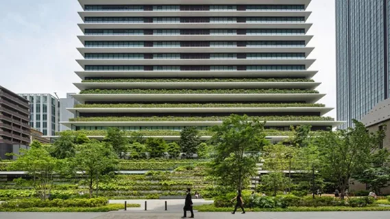 BIM建筑|英根霍芬在东京设计植物覆盖的摩天大楼