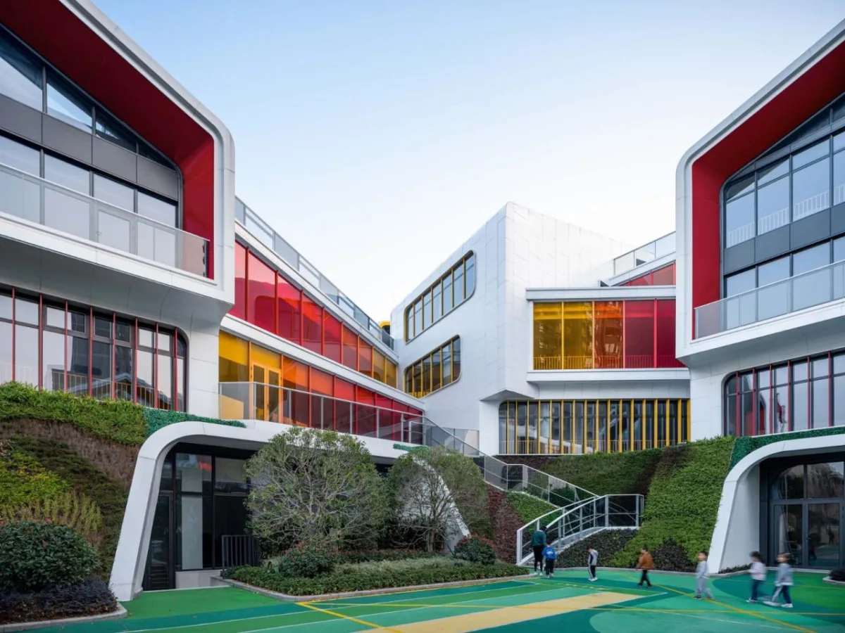 BIM建筑|金昌蒙德斐尔.幼儿园 / 零壹城市建筑事务所