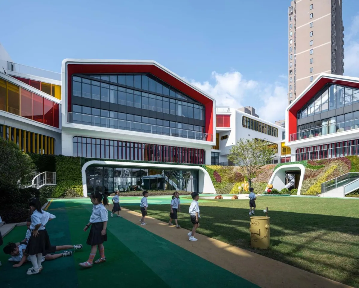 BIM建筑|金昌蒙德斐尔.幼儿园 / 零壹城市建筑事务所