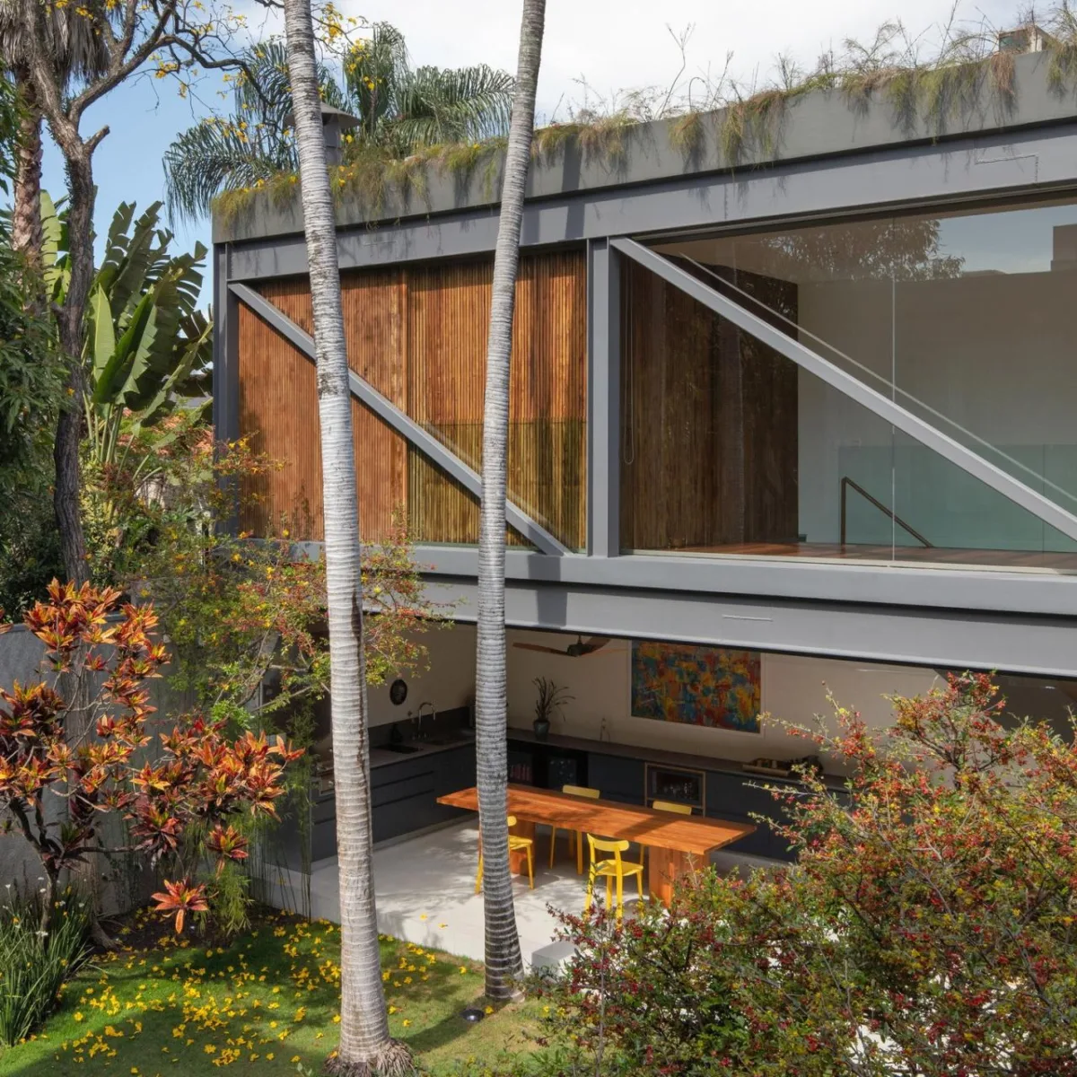 BIM建筑|桁架住宅 / Terra Capobianco + Galeria Arquitetos