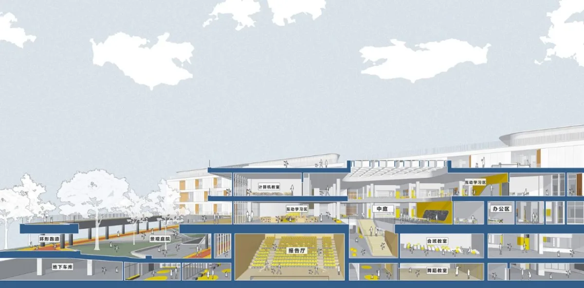 BIM建筑|对话童心，天性乐园：杭州江南实验学校教育集团江晖小学 / 浙江大学建筑设计研究院