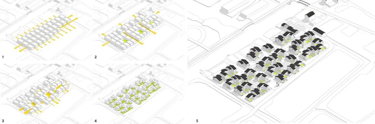 BIM建筑|阜宁县益林镇穆沟村新型社区 / 南大设计院周凌工作室