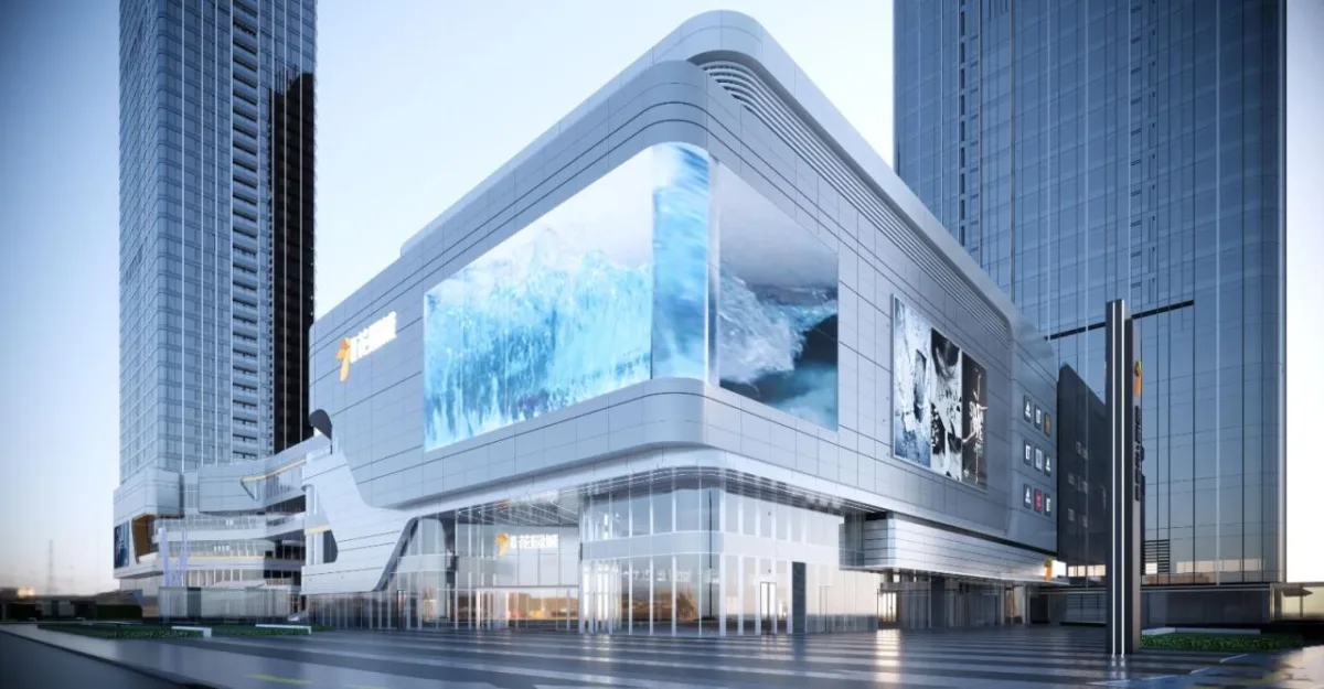 BIM建筑|长沙招商梅溪湖花园城方案首发：【二十四时·森活童行】科技生态有氧MALL / 三益中国