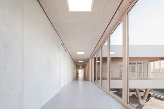 BIM建筑|伍尔夫工作室设计穿孔金属消防站