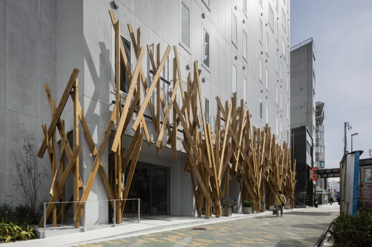 BIM建筑|ONE@东京酒店 / 隈研吾建筑都市设计事务所
