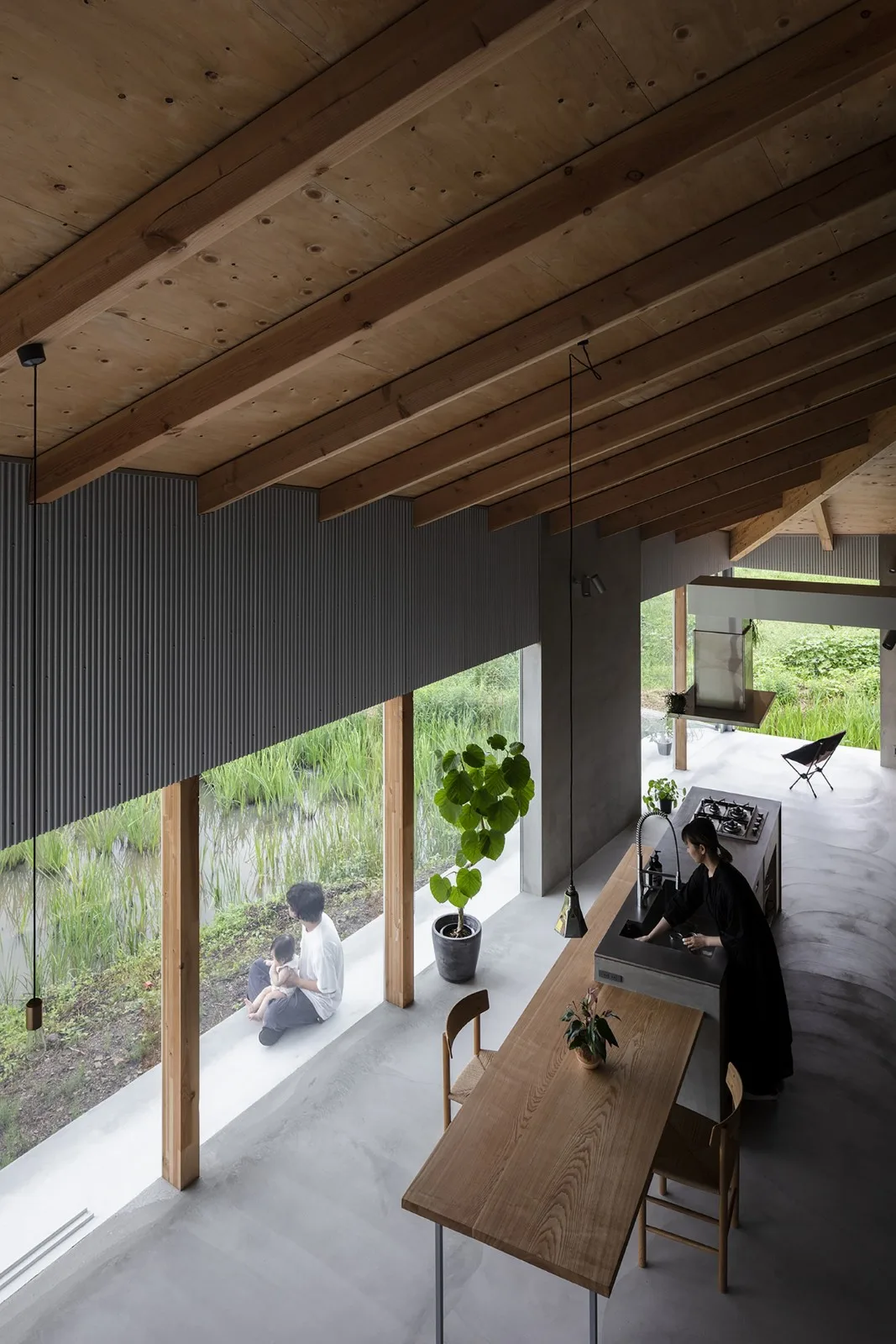 BIM建筑|海原镇的地板和屋顶 / SAI建筑工作室