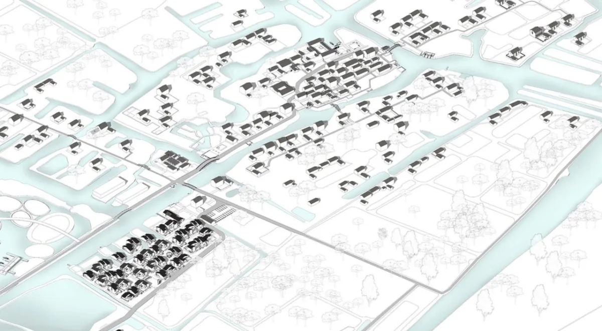 BIM建筑|阜宁县益林镇穆沟村新型社区 / 南大设计院周凌工作室