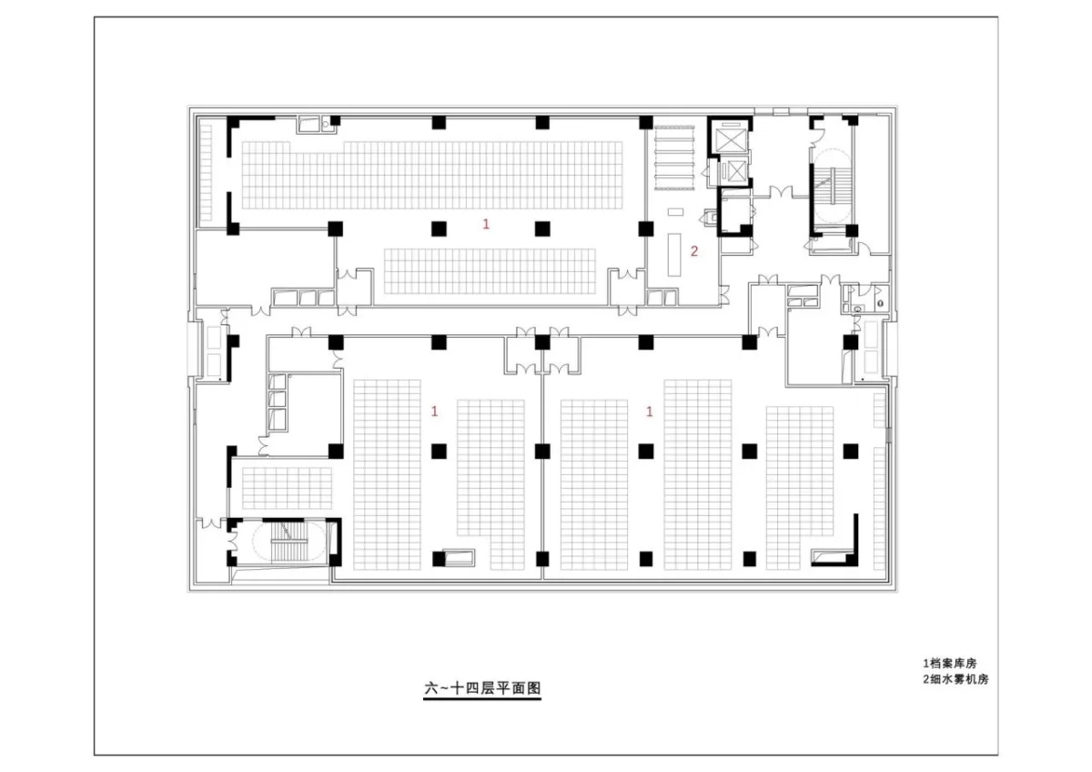 BIM建筑|湖北省档案馆新馆 / 中南建筑设计院