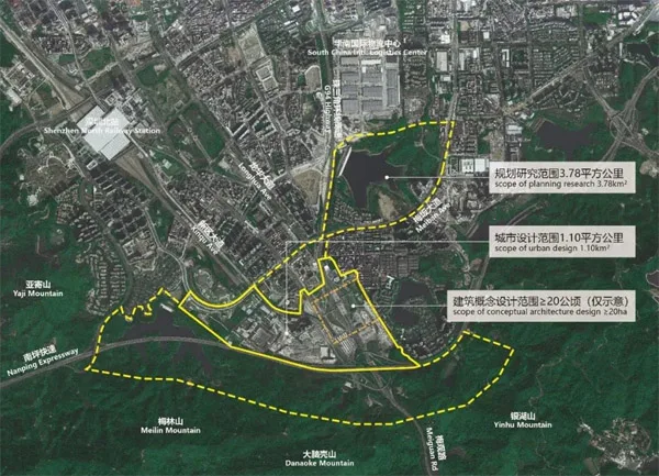 BIM建筑|正式公告丨深圳市梅林关片区城市设计国际咨询