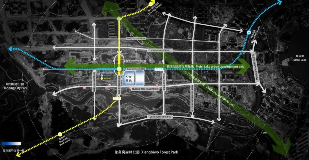 BIM建筑|长沙招商梅溪湖花园城方案首发：【二十四时·森活童行】科技生态有氧MALL / 三益中国