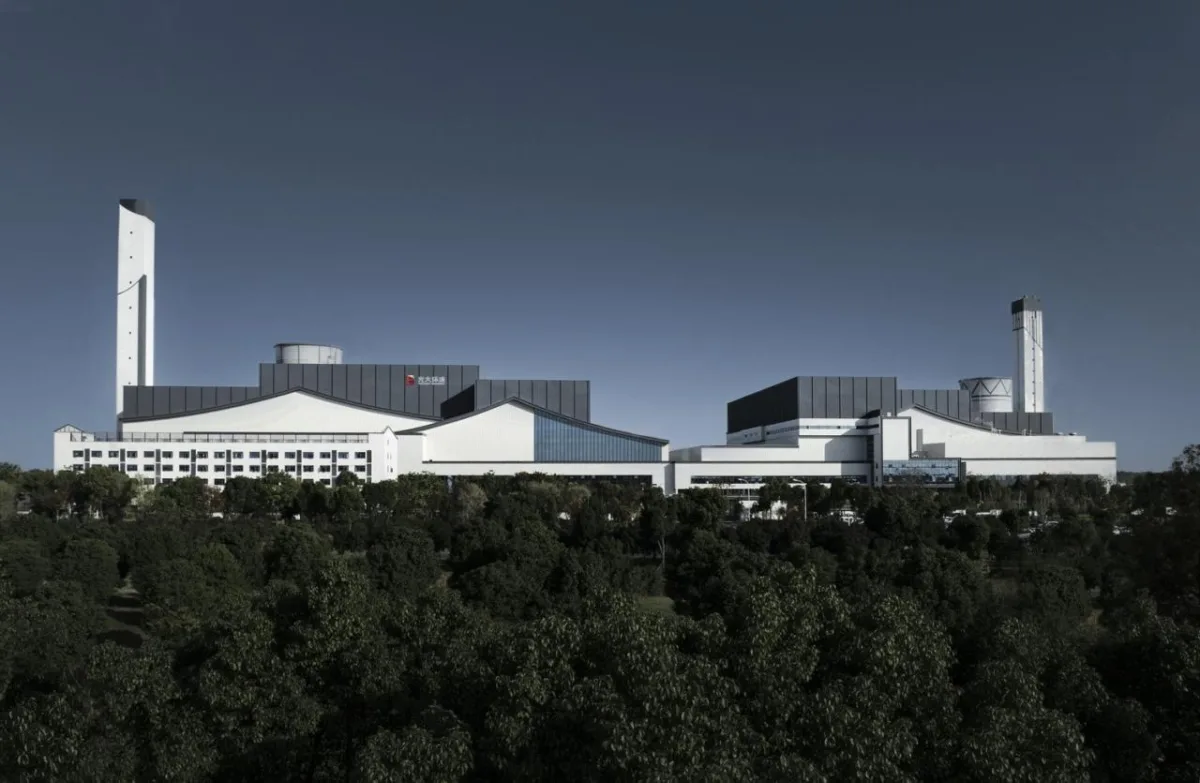 BIM建筑|锡东生活垃圾焚烧发电厂外立面改造 / 广州华科工程技术有限公司