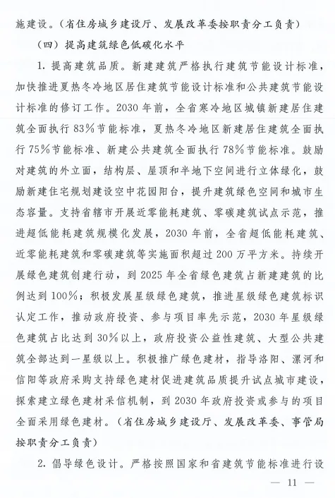 装配式政策|河南8部门联合发文！到2025年城镇新建建筑全面执行绿色建筑标准