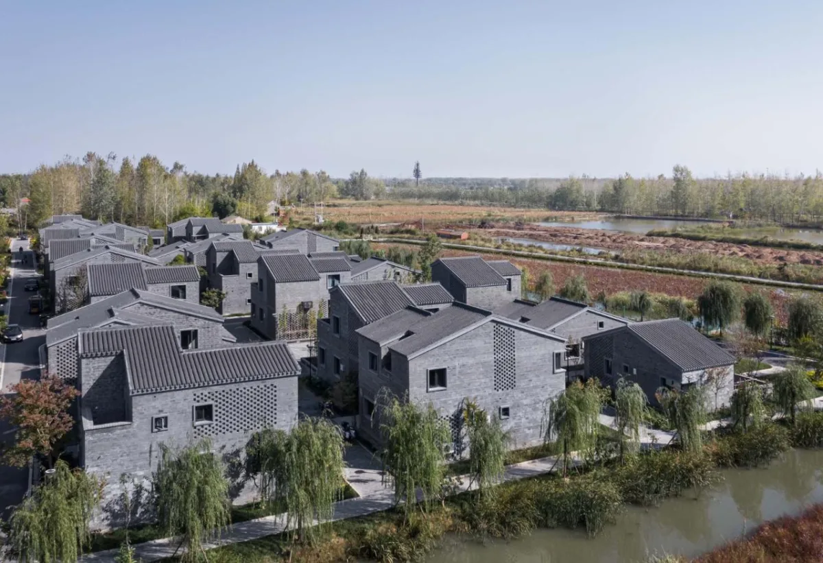 BIM建筑|阜宁县益林镇穆沟村新型社区 / 南大设计院周凌工作室