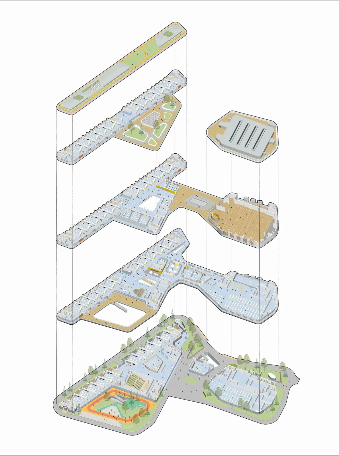 BIM建筑|对话童心，天性乐园：杭州江南实验学校教育集团江晖小学 / 浙江大学建筑设计研究院