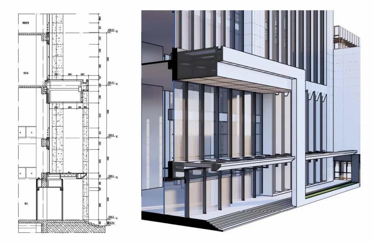 BIM建筑|龙城中轴华彩篇章·龙锦大厦 / 简和建筑