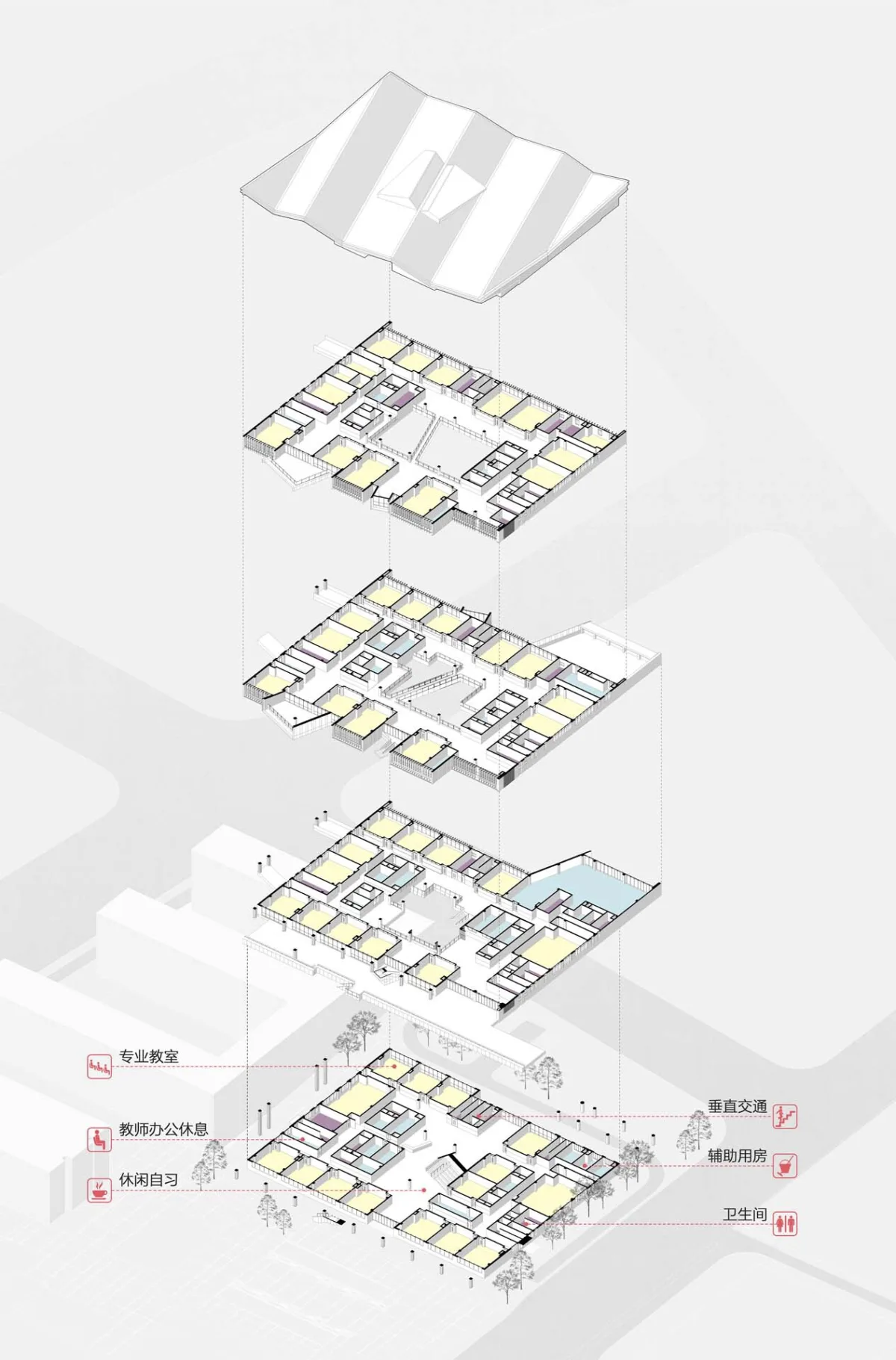 BIM建筑|南京中华中学雨花校区 / 东南大学建筑设计研究院