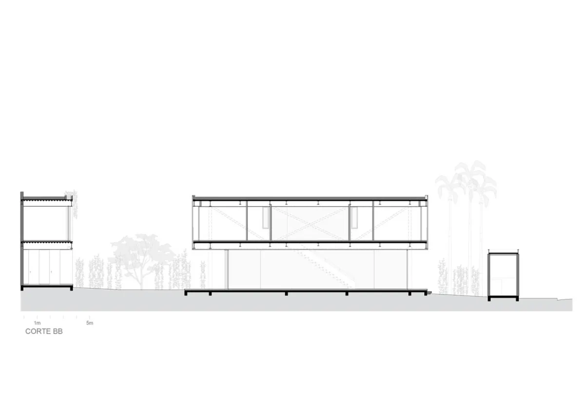 BIM建筑|桁架住宅 / Terra Capobianco + Galeria Arquitetos