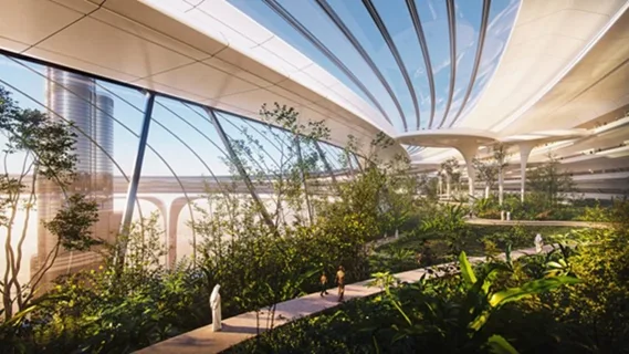 BIM建筑|建筑师提议用空中“连续大都市”包围哈利法塔